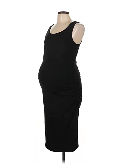 Pre-owned Isabel Maternity Casual Dress In Black