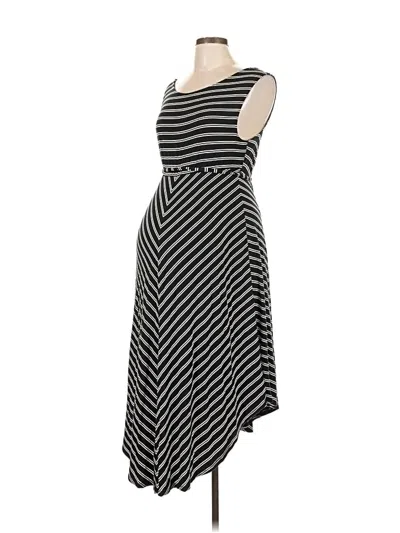 Pre-owned Isabel Maternity Casual Dress In Black