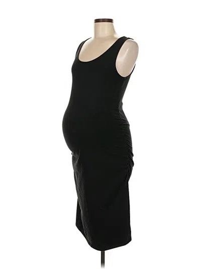 Pre-owned Isabel Maternity Casual Dress In Black