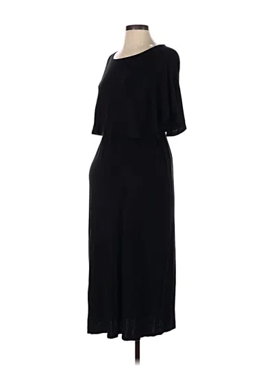 Pre-owned Isabel Maternity Casual Dress In Black