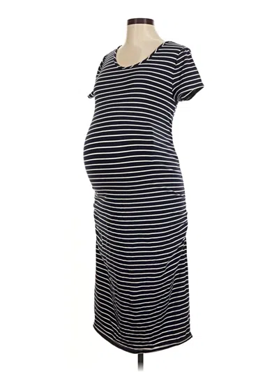 Pre-owned Isabel Maternity Casual Dress In Black