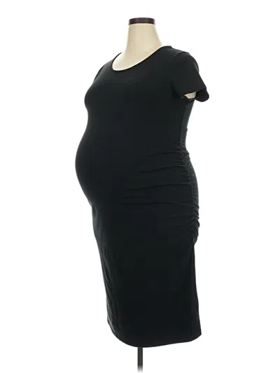 Pre-owned Isabel Maternity Casual Dress In Black