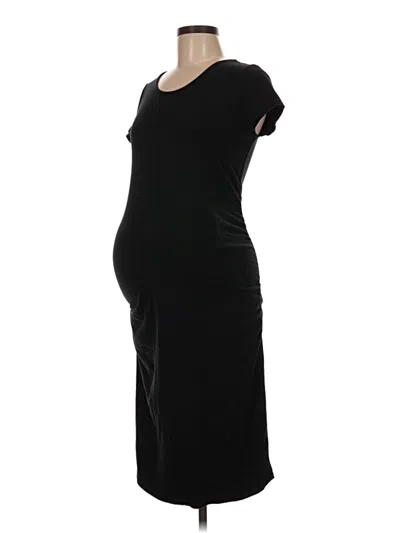 Pre-owned Isabel Maternity Casual Dress In Black