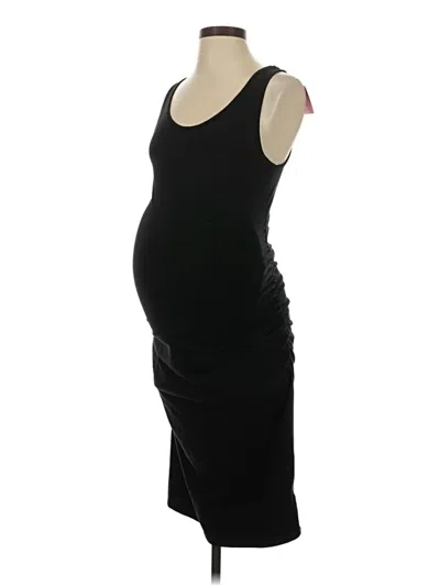 Pre-owned Isabel Maternity Casual Dress In Black
