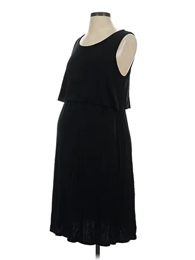 Pre-owned Isabel Maternity Casual Dress In Black