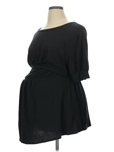 Pre-owned Isabel Maternity Casual Dress In Black