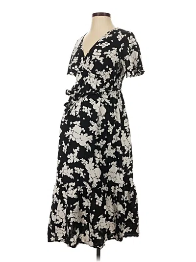 Pre-owned Isabel Maternity Casual Dress In Black