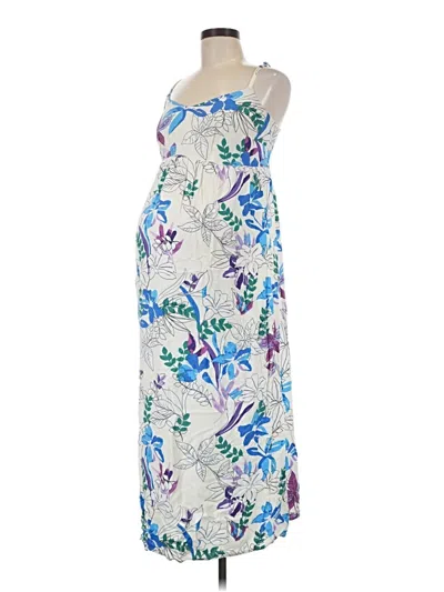 Pre-owned Isabel Maternity Casual Dress In Blue