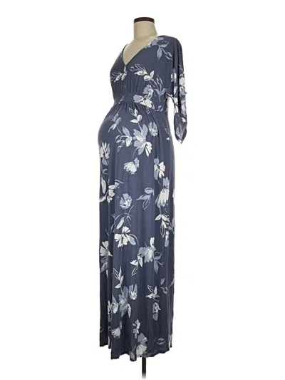 Pre-owned Isabel Maternity Casual Dress In Blue