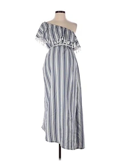 Pre-owned Isabel Maternity Casual Dress In Blue