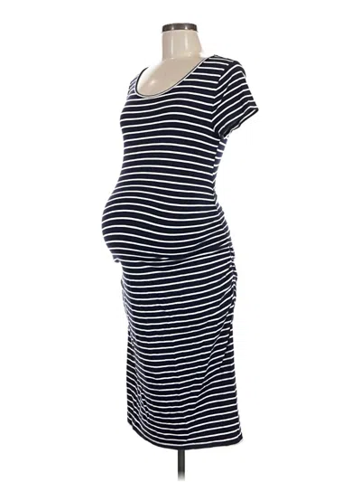 Pre-owned Isabel Maternity Casual Dress In Blue