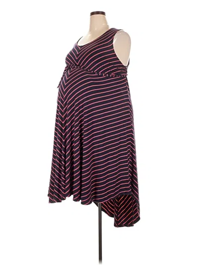 Pre-owned Isabel Maternity Casual Dress In Burgundy