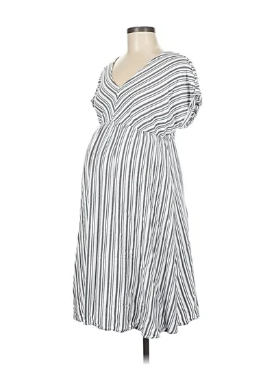 Pre-owned Isabel Maternity Casual Dress In Gray