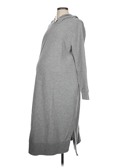 Pre-owned Isabel Maternity Casual Dress In Gray