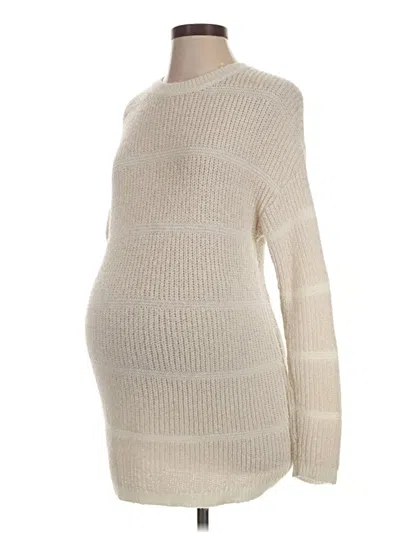 Pre-owned Isabel Maternity Casual Dress In Ivory