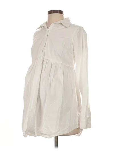 Pre-owned Isabel Maternity Casual Dress In Ivory