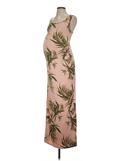 Pre-owned Isabel Maternity Casual Dress In Tan