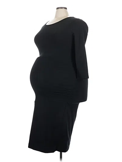Pre-owned Isabel Maternity Cocktail Dress In Black