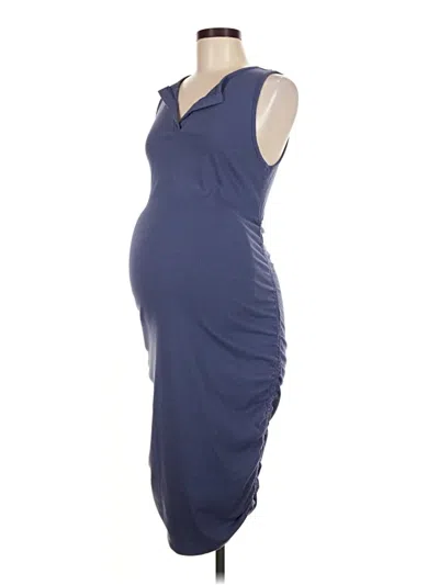Pre-owned Isabel Maternity Cocktail Dress In Blue