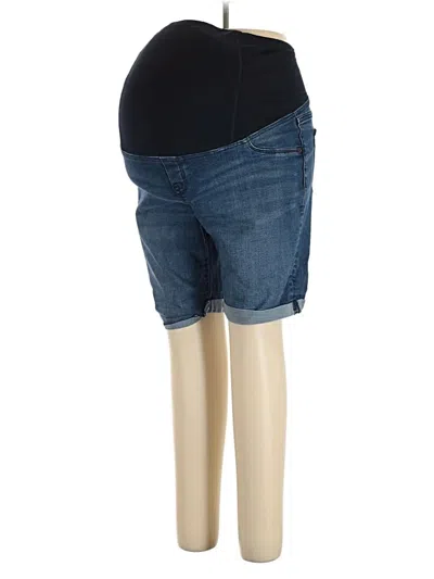 Pre-owned Isabel Maternity Denim Shorts In Blue
