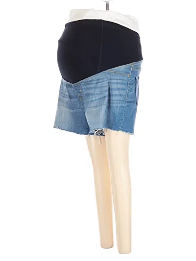 Pre-owned Isabel Maternity Denim Shorts In Blue