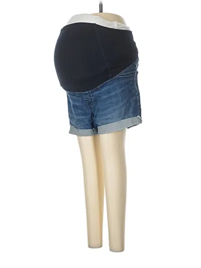 Pre-owned Isabel Maternity Denim Shorts In Blue