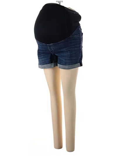 Pre-owned Isabel Maternity Denim Shorts In Blue
