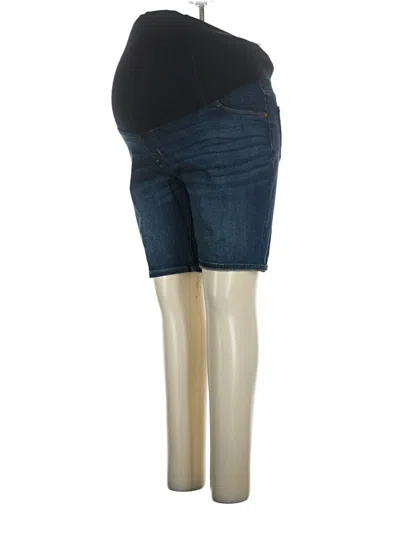 Pre-owned Isabel Maternity Denim Shorts In Blue