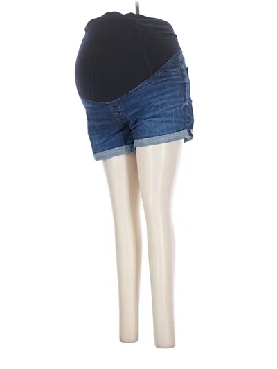 Pre-owned Isabel Maternity Denim Shorts In Blue