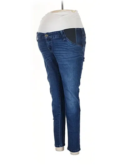 Pre-owned Isabel Maternity Jeans In Blue
