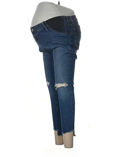 Pre-owned Isabel Maternity Jeans In Blue