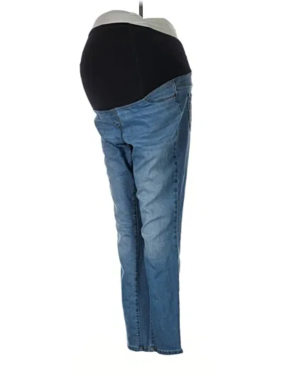 Pre-owned Isabel Maternity Jeans In Blue