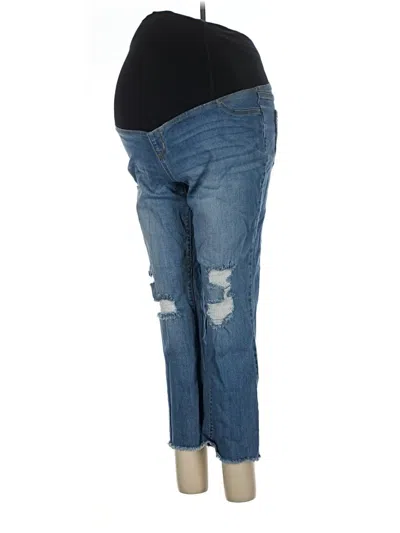 Pre-owned Isabel Maternity Jeans In Blue