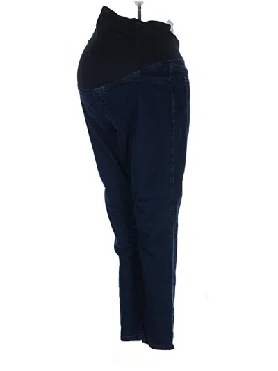 Pre-owned Isabel Maternity Jeggings In Blue