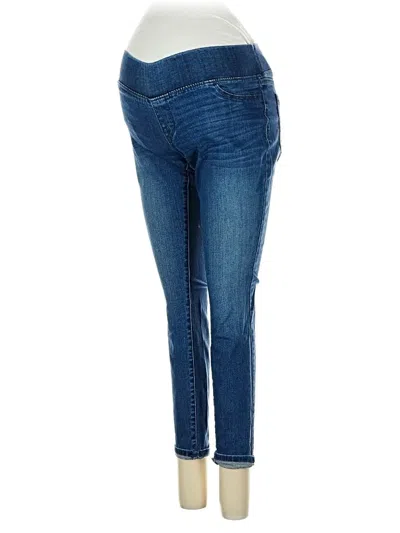 Pre-owned Isabel Maternity Jeggings In Blue