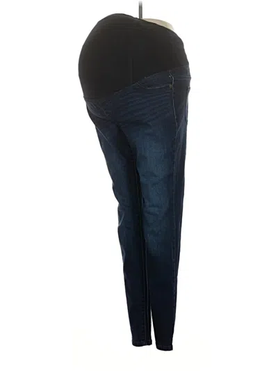 Pre-owned Isabel Maternity Jeggings In Blue