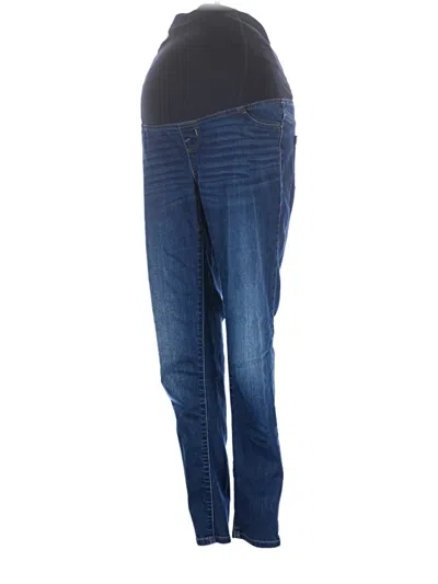 Pre-owned Isabel Maternity Jeggings In Blue