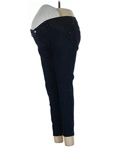 Pre-owned Isabel Maternity Jeggings In Blue