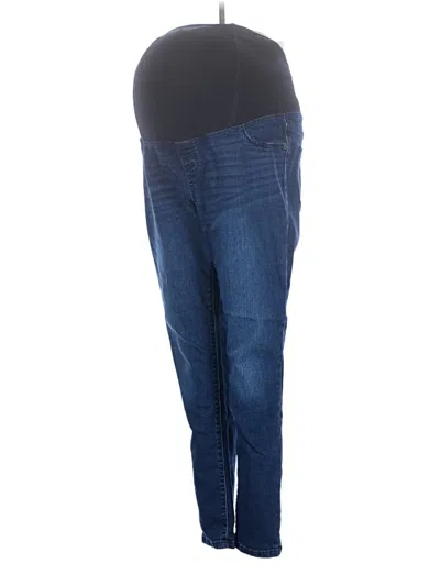 Pre-owned Isabel Maternity Jeggings In Blue