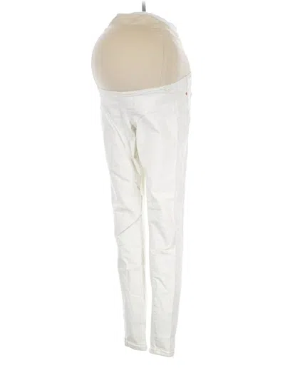 Pre-owned Isabel Maternity Jeggings In Ivory