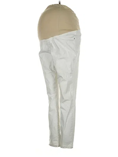 Pre-owned Isabel Maternity Jeggings In Silver