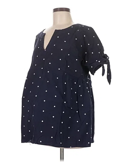 Pre-owned Isabel Maternity Kimono In Blue