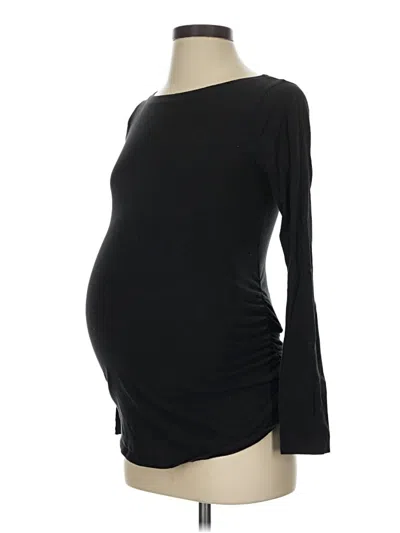 Pre-owned Isabel Maternity Long Sleeve T-shirt In Black
