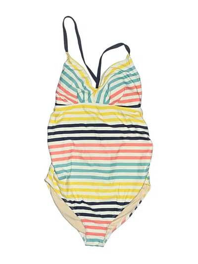Pre-owned Isabel Maternity One Piece Swimsuit In Yellow