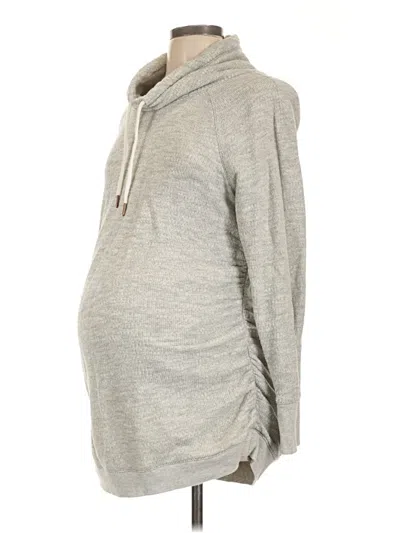 Pre-owned Isabel Maternity Pullover Sweater In Gray