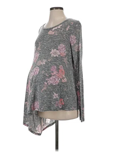 Pre-owned Isabel Maternity Pullover Sweater In Gray
