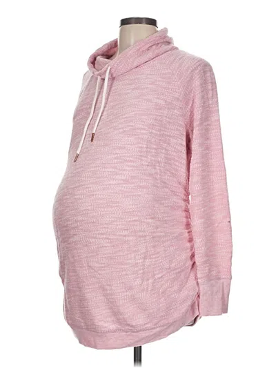 Pre-owned Isabel Maternity Pullover Sweater In Pink
