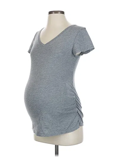 Pre-owned Isabel Maternity Short Sleeve T-shirt In Gray