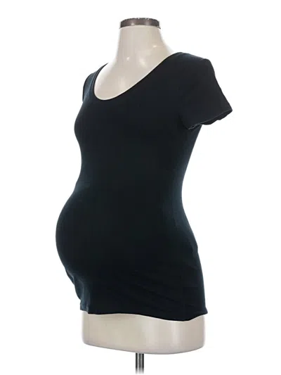 Pre-owned Isabel Maternity Short Sleeve T-shirt In Black