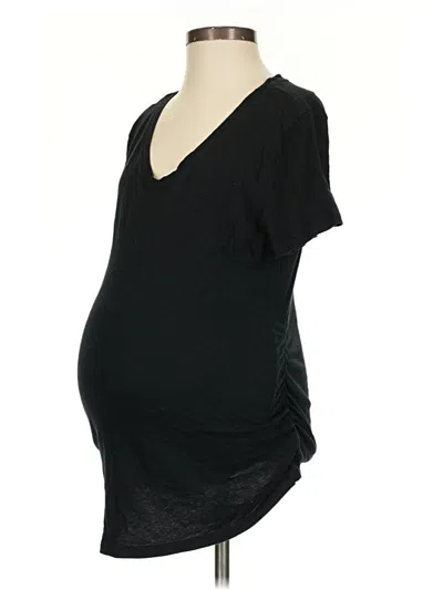 Pre-owned Isabel Maternity Short Sleeve T-shirt In Black
